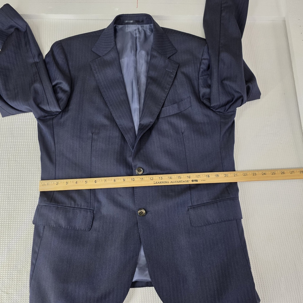 Suitsupply 112 AB10 Navy Wool Blazer 46R | Vitale Barberis Canonico Italy 110s - Picture 11 of 16